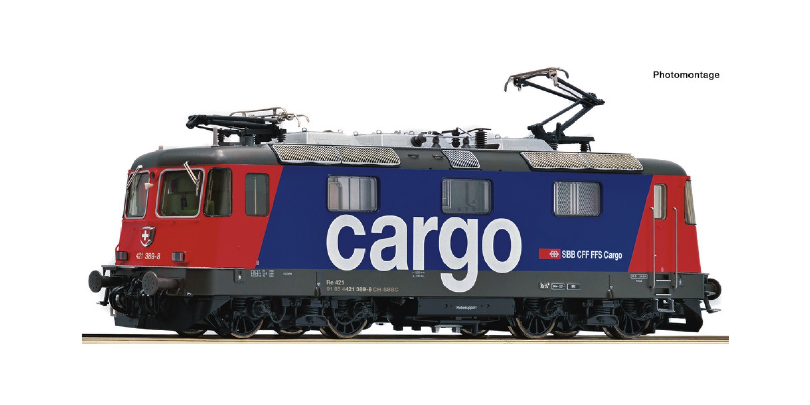 RO73256 - Electric locomotive 421 389-8, SBB Cargo